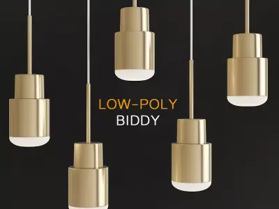 Serina chandeleir 3d model Low-poly 3D model