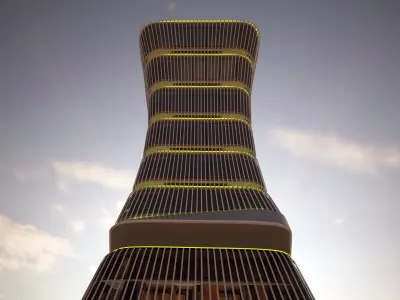 The conceptual Buidling Design 3D model