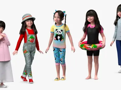  Asian Girl Childs Collection 3 