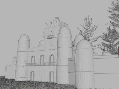 Fasil Ghebbi 3D model