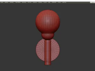 EGLE sconce Low-poly 3D model