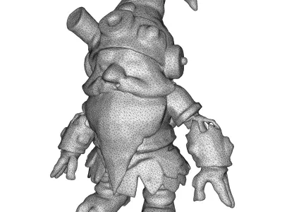 Forgefolk Guardians - High-Poly Dwarf and Gnome Character Pack 5 3D print model