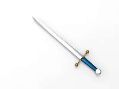Sword type B 3D model