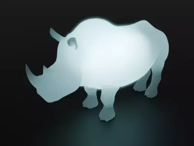 Indirect Rhinoceros lighting 3D model