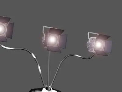 skibidi toilet spotlight man 3D model