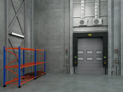 Warehouse Logistic 9 interior 3D model