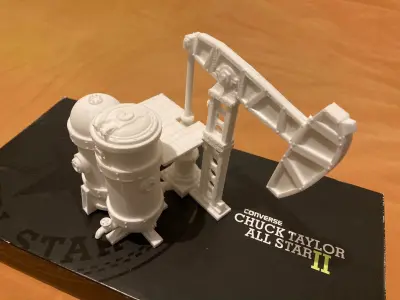 Oil pump 3D print model