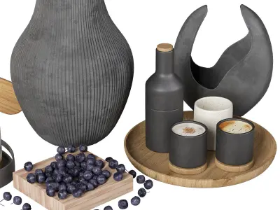 Kitchen accessories 02 3D model