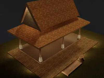 Thai pavilion 25-72 3D model