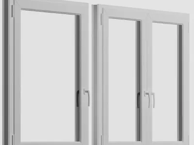 windows set of 3D model
