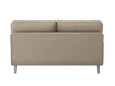 Realistic Sofa Collection Arm Chair and Two Seat Sofa 3D model 3D model
