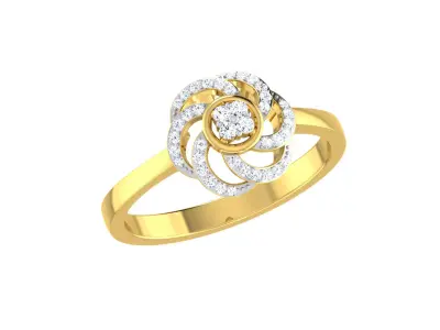 Women Ring  Render 3dm STL OBJ FBX Details 3D print model 280