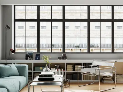 apartment interior scenes     3D model buy