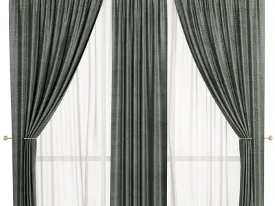 Curtain 3D model