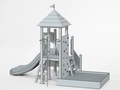 playground slide 3D model