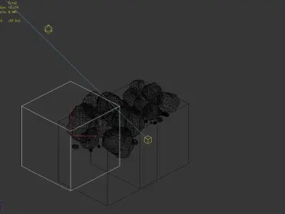 Mountain - Rock 0110 3D model