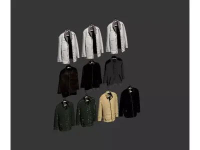 mens jacket 3D model