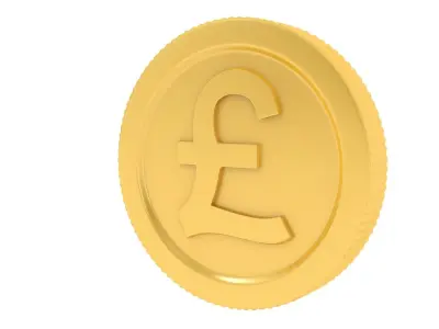frank coin 3D model
