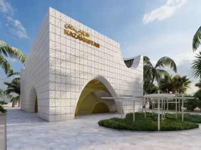 3D Expo 2020 Dubai Kazakhstan pavilion 3D model