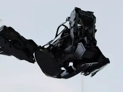 Scifi mech space 3D model