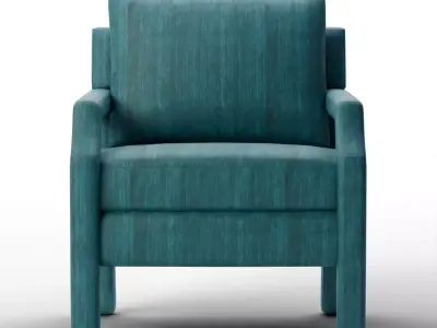 Delaney Chair Low-poly 3D model