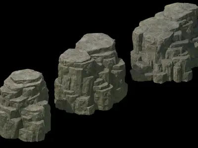 Tongtianhe - Quartet stone 03 3D model