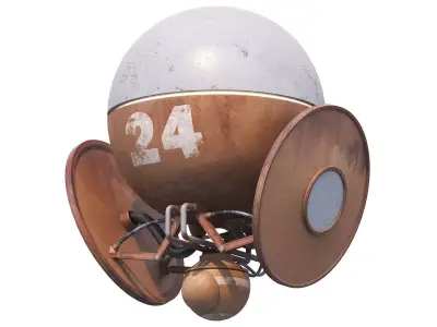 Reconnaissance drone Low-poly 3D model