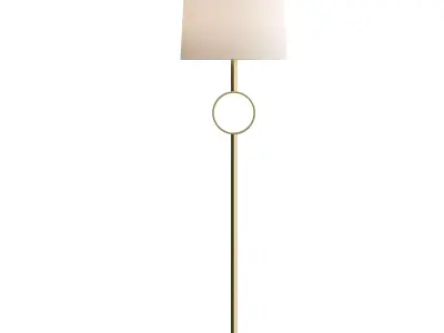  Metal Ring Floor Lamp 3D model
