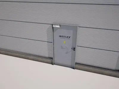  Industrial Warehouse Building Low-poly 3D model