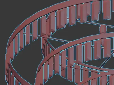 ODEON odon chandelier 3D model