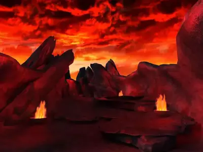 Magma from Hell volcanic eruptions eruptions natural wonders 3D model