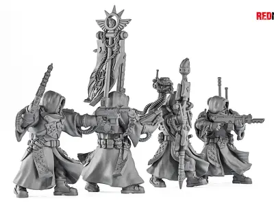 Janissaries - Command Squad of the Imperial Force 3D print model