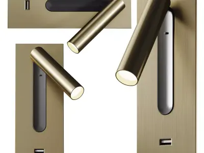 Fuse 3 LED Wall Sconce 3D model