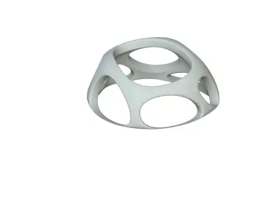 SciFi Cube Object No 53139 Low Poly Shape Low-poly 3D model