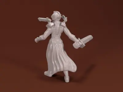 28mm Sci-Fi Knight 3D print model