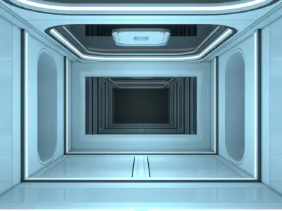 Sci Fi Interior 3D model