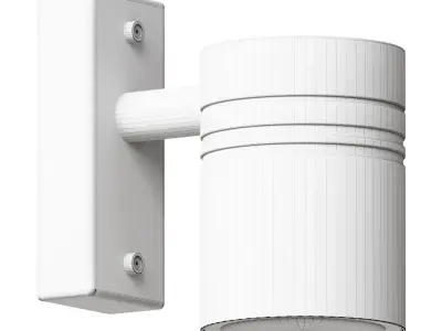 arne led wandlicht mat chroom 3D model
