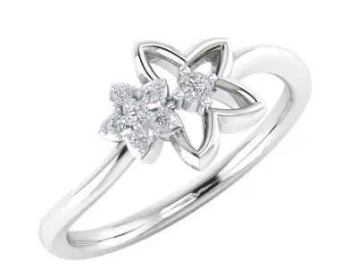  Women Ring Render 3dm STL MTL SLC JCD OBJ FBX Details 3D print model 12