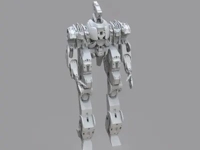 mech robot Grans scifi automat  3D model