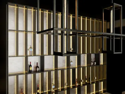 Loft  bar 3D model