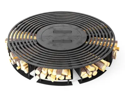 Fire Pit 02 3D model