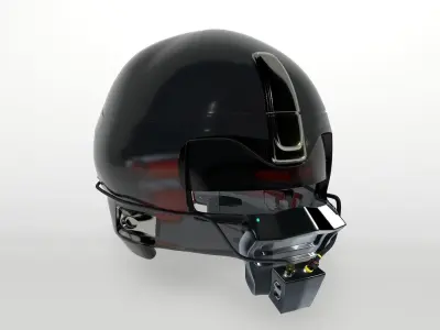 SiFi Military Helmet 3d Modeling 3D model 3D model