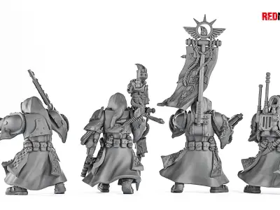 Janissaries - Command Squad of the Imperial Force 3D print model