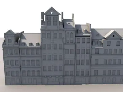 Buildings edinburgh city hall 3D model