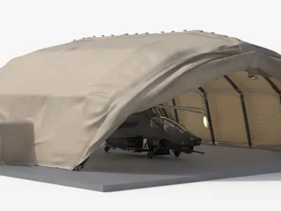  Portable Air Shelter with Combat Chopper 