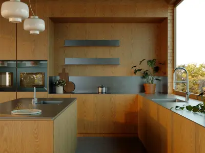 apartment interior scenes    3D model 15