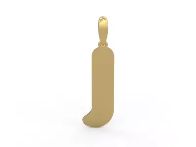 Initial Letters Pendant Sisyphus Light J 3D print model