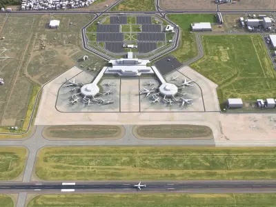 Karachi - Jinnah Airport - 3D Model Low-poly 3D model