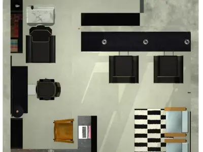 Hair Salon 3D print model