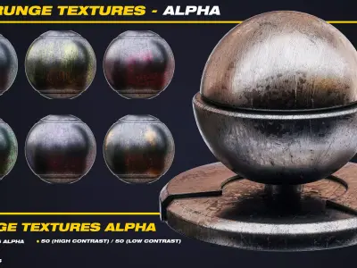 50 Grunge Textures  Alpha Vol 03 Texture